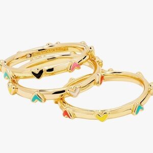 Kendra Scott heart ring stack